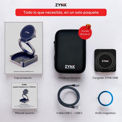 Cargador Inalambrico 3 en 1 - ZYNK One