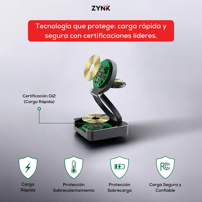 Cargador Inalambrico 3 en 1 - ZYNK One