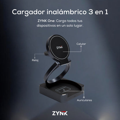Cargador Inalambrico 3 en 1 - ZYNK One