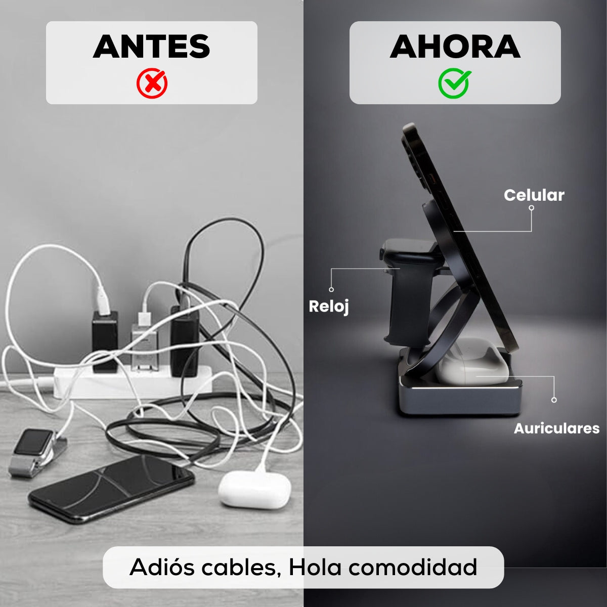 Cargador Inalambrico 3 en 1 - ZYNK One
