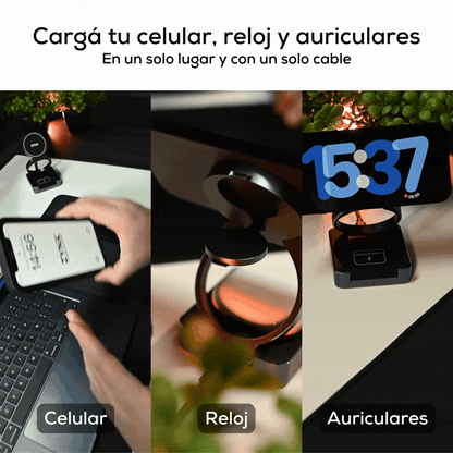 Cargador Inalambrico 3 en 1 - ZYNK One